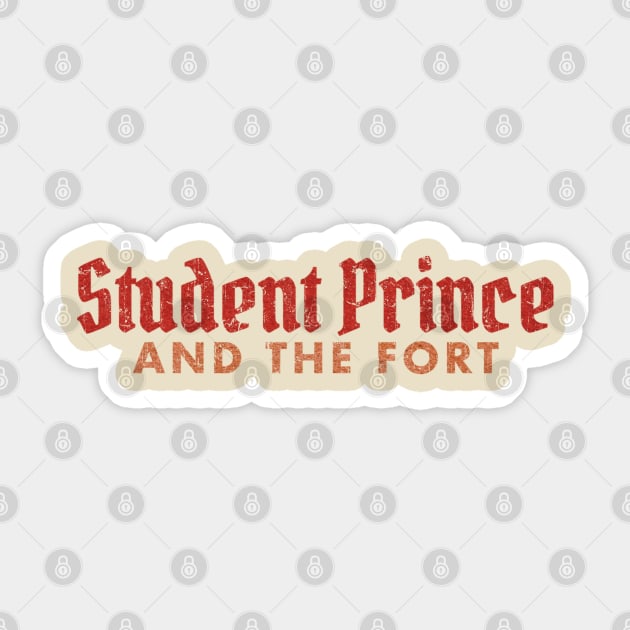 Student Prince Beer 1933 Sticker by 14RF